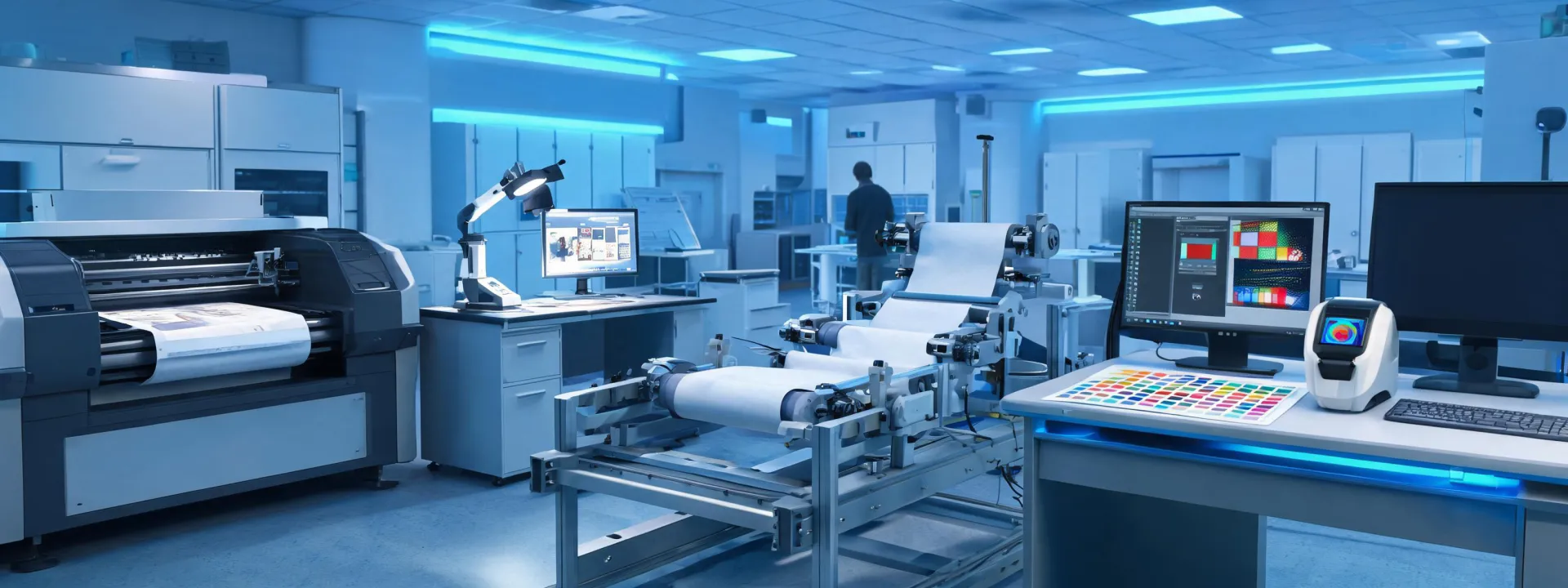 Precision print engineering laboratory and production systems