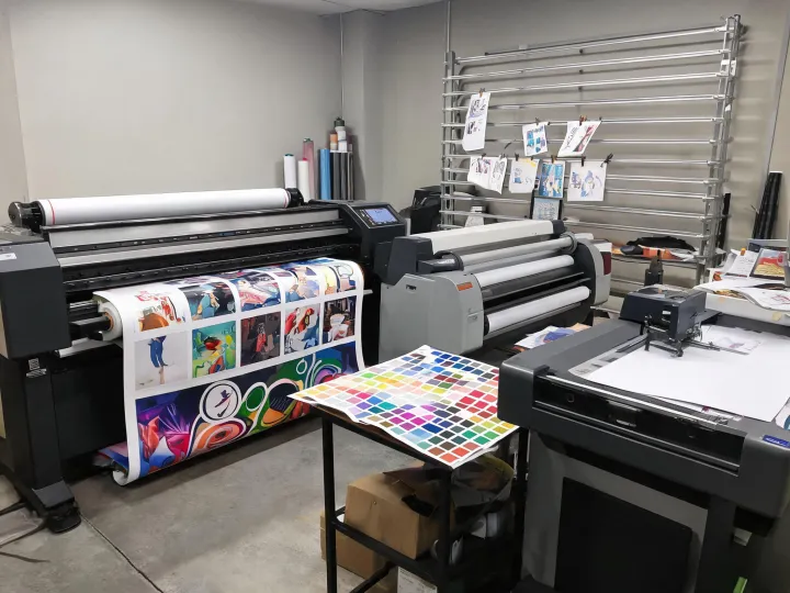 Wide-format signage printing and finishing