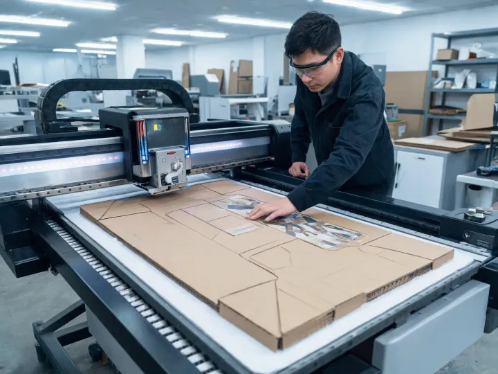 UV printed packaging prototype inspection