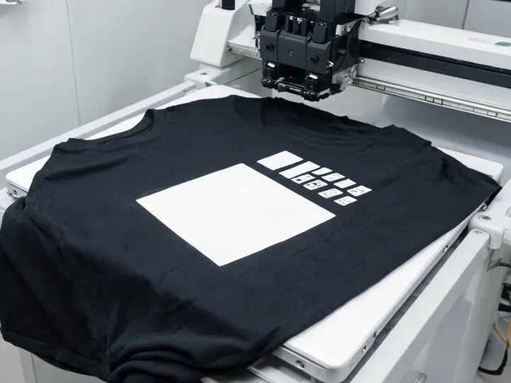 Direct garment printing production
